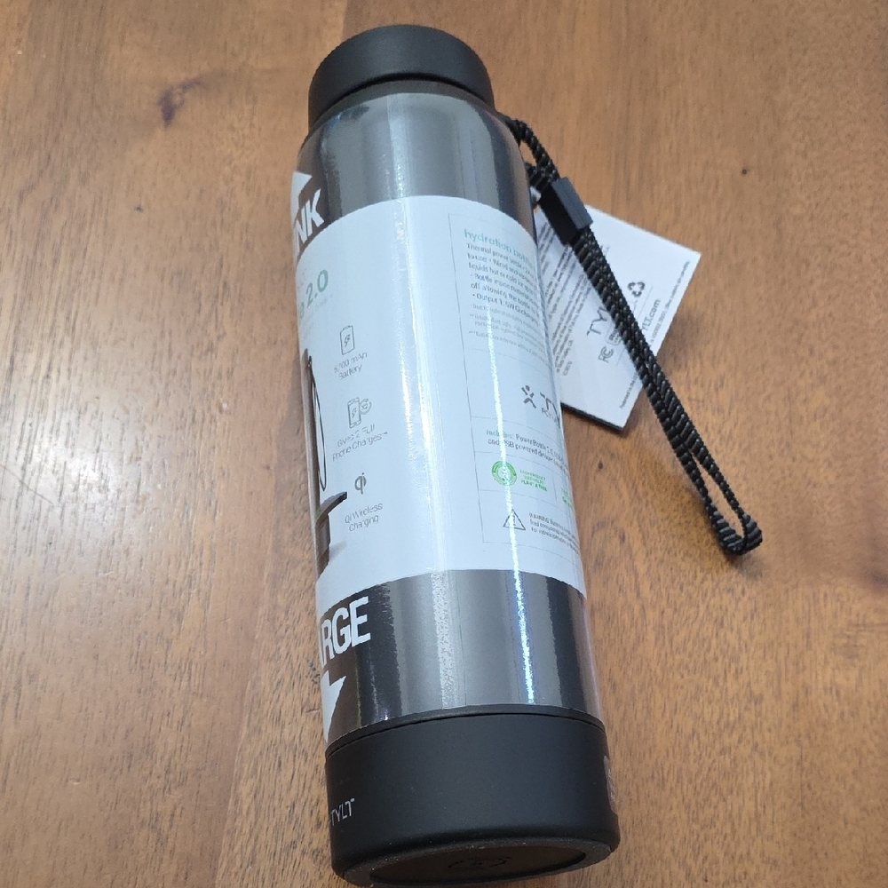 Bottle 2.0 Portable Charger & Drink Bottle - Black - Picture 3 of 6